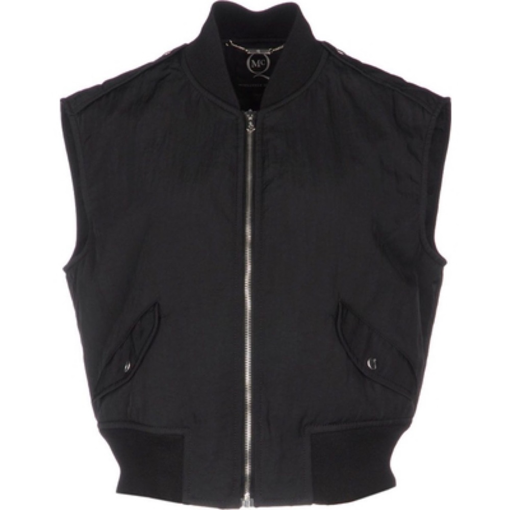 McQ Alexander McQueen Sleeveless Bomber Jacket